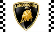 Lamborghini Racing Checkered Car Flag Double Sided Banner 3x5ft Garage Cave