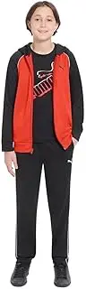 [PUMA] boys 3 Piece Fleece set, long sleeve fleece, t-shit & Jogger set