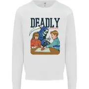 Deadly Games Ouija Board For Kids Grim Reaper Kids Sweatshirt Jumper