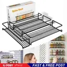 4/12X Hanging Metal Kitchen Shelf Spice Rack Wall-Mounted Kitchen Cupboard Doors