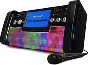 Easy Karaoke Bluetooth CD+G Karaoke Disco Party Machine with Light Effects