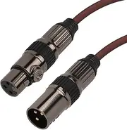 Geekria XLR Cable Male to Female Plug Adapter, Conversion Audio Cable, 3Pin Balanced Cable, Compatible with Microphone, Audio Mixer Console, Audio Interface, XLR Speaker (1 Feet / 1 Pack)