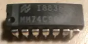 National MM74C901N 6 Channel Inverter - NOS