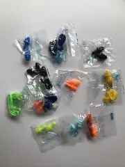 12 Pairs Reusable Silicone Ear Plugs Soft Waterproof Noise Reduction Earplug...