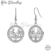 Circlet Hook Gemini Earrings