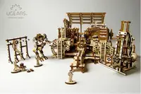 在飛比找有閑購物優惠-Ugears 機械小鎮-機器人工廠 Robot Factor