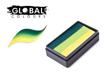Leafy Greens - Global Colours 25g One Stroke Magnetic Face & BodyArt Cake Paint
