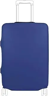 [Joisal] Chess Pieces Luggage Protector Suitcase Cover Fit 18-32 Inch Luggage, Airplane Travel Essentials, Dark Mineral Blue, M 22-24 in