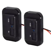 2pcs QC3.0 + PD Type C Car RV USB Outlet Fast Charger Dustproof Power Socket