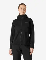 WOMENS MOMENTUM 3L STRETCH JACKET, Black | Helly Hansen AU