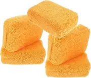 iplusmile 5pcs Car Waxing Pads Microfiber Polishing Applicator for Car Detailing Compact and Wear Resistant Surface Care Effortless Application for Clean and Polished Vehicle