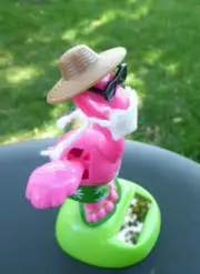 mask Pink Flamingo Quarantined Solar Powered Dancing Sunglasses Hat