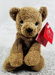 Russ Berrie Luv Pets Cubby Bear Tan Teddy Cub Chamois Beanbag Small 5" Plush Toy