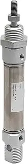 MIC16 MIC20 MIC25 MIC32 Stainless Steel Small Pneumatic Cylinder 25/35/40/50mm Stroke 1 Pack (25mm stroke,MIC25)