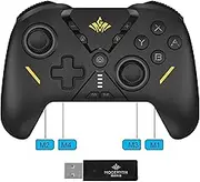 MOGEMYTH Switch Controller, with Dual Vibration and 6-Axis Gyro, BT Controller for iPhone/Android/Switch and Windows 7/8/10/11,wireless controller pc