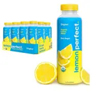 Lemon Perfect - Organic Cold Pressed Lemon Water - Zero Sugar - Original Lemon