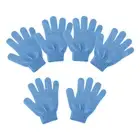 MagiDeal 3 Pair Nylon Bath Shower Exfoliating Scrubber Gloves For Women Men