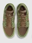 Size 7 - Air Jordan 1 SE Low Olive Brown Kelp W