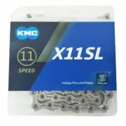 KMC X11 SL X11SL Chain,118 link with Missing Link , Silver