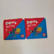 NEW Lego DOTS Craft Felt Stickers Multi-Pack - For Ages 6+ 2 Pack (8 Sheets)