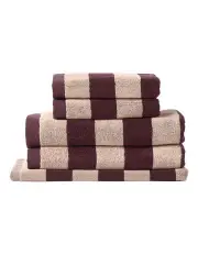 [Aura Home] Riviera Stripe Towel Set in Red