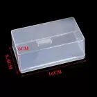 Storage Box Transparent Collection Container Clear Organiser Craft Beads