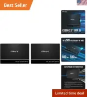 CS900 250GB 3D NAND 2.5" SATA III Internal Solid State Drive SSD - -250-RB Pa...