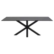 Cooper & Co. Grace 200cm Porcelain Dining Table Stone Black