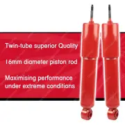 2x Front KYB SKORCHED 4'S Shock Absorbers for Toyota Hilux RN RN 106 107 110 111