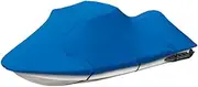 600D Jet Ski Cover, Waterproof UV Resistance Marine Grade Protection Covers, Universal Fits Lengths 116” to 135”, Blue