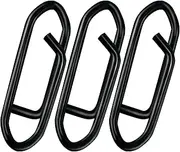 Alwonder 50-Pack Fishing Stealth Power Speed Clips, High Strength Stainless Steel Speed Clips for Fishing Lures Quick Change, Freshwater Saltwater Crankbait Popper Lures Quick Snap Connector Tackle