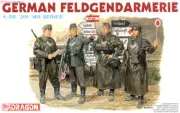 DRAGON WWII GERMAN FELDGENDARMERIE 1/35 Kits Soldiers 4 figures model