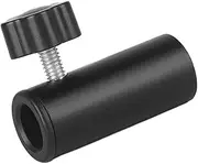CVUTOVO Mic Extension Pipe Durable Metal Adapter for Microphone Stand Conversion Head Compatible with Various Mic Types for Podcasting and Streaming