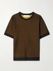 [Proenza Schouler White Label] Proenza Schouler White Label - Powell Jersey T-shirt - Black - x small x small Black