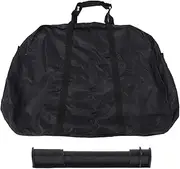 Bicycle Wheel Bag Black Nylon Thicken Portable Wheel Package Bag with Fork Protection Frame for Road Mountain Bicycles