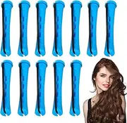 Heat Hair Curler, Heat Curler | 12x Hair Styling Tool with Rubber Bands | Heatless Tool, Portable Styler for Home and Travel