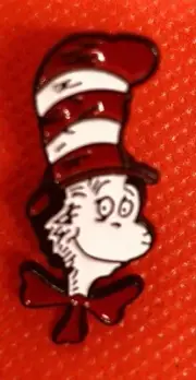 DR SUESS Pin/Brooch THE CAT IN THE HAT