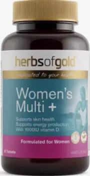 HERBS OF GOLD WOMEN'S MULTI + 90 TABS / MULTIVITAMIN MINERALS GRAPESEED