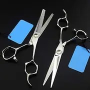 Professional Hair Cutting Shears, Professional Japan 440c Steel 6 '' Bearing Cut Cutting Barber Haircut thinning Shears Hairdressing Scissors