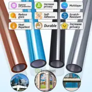 One Way Window Privacy Film: Office Home Window Tint Film Sun Blocking Anti UV