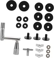 SECFOU 1 set Drum Set Felt Pads Skid Cymbal Cushions for Enhanced Sound Durable Protection Percussion Accessories Compatible with Drums Electronic