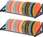 Disc Golf Rack Wall Mount Storage Frisbee Discs Shelf Organizer Disc Wall Hanger