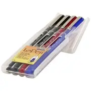 Marvy Uchida Le Pen Mirco Plastic Tip X-Fine Basic Set/4 Office School Art Write