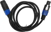 Cables Wire Speaker Audio Amplifier Cord, Speaker Cable with Lock Amplifier Connection Heavy Duty Cord Wire