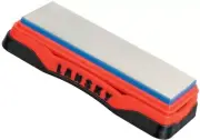 Lansky Bench Stone Unbroken Diamond Grit Surface Fine Grit Rubber Grip Ring