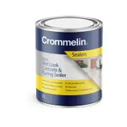 Crommelin 1L Gloss Wet Look Concrete And Paving Sealer