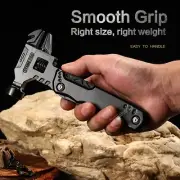 Hammer Multi Function Purpose Tool Wrench Knife Folding Camping Home Survival