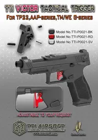 在飛比找露天拍賣優惠-(圓仔)TTI Airsoft AAP01 TP22 GLO