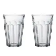2x 4pc Duralex Picardie 360ml Highball Glass Tumbler Drinking Cup Set Clear