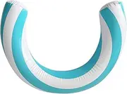 Summer Pool Floats - Floating Lounge Chair, Inflatable Water Hammock | Heavy Duty Swim Raft, Curved Headrest Design Float, Breathable Curved Noodles for Garden Pools Outdoor Pools Patio Fun